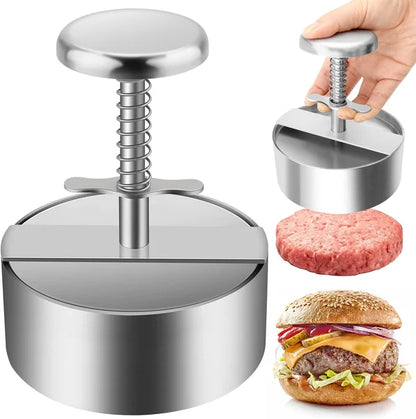 🍔 手作りパティ成形器――ハンバーガーパティ作りが、素早く、簡単に、完璧に！✨