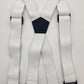 👔🔗X字型のバックデザインとカラビナ付きメンズサスペンダー 👖