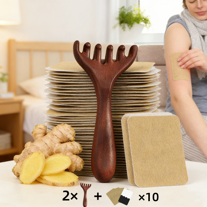 Гребен за масаж на меридианите с шест нокътя