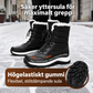 Vattentäta snökängor för dam med plyschfoder och skaft i mellanhöjd