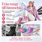 Vattentäta snökängor för dam med plyschfoder och skaft i mellanhöjd