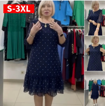 🥰Модна рокля на точки