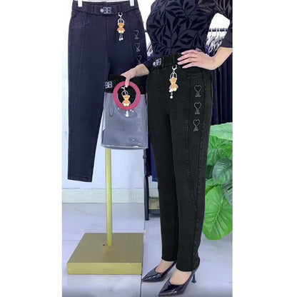 🎁Гореща продажба 49% OFF⏳Подсилени стреч дънки за жени