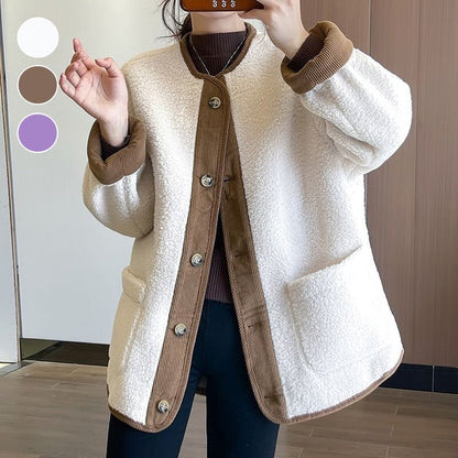 Твърди палта с копчета и джобове