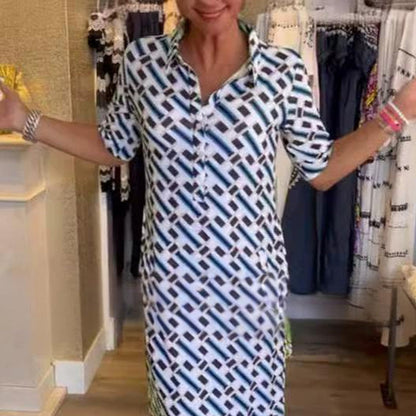 👗 рокля с къс ръкав