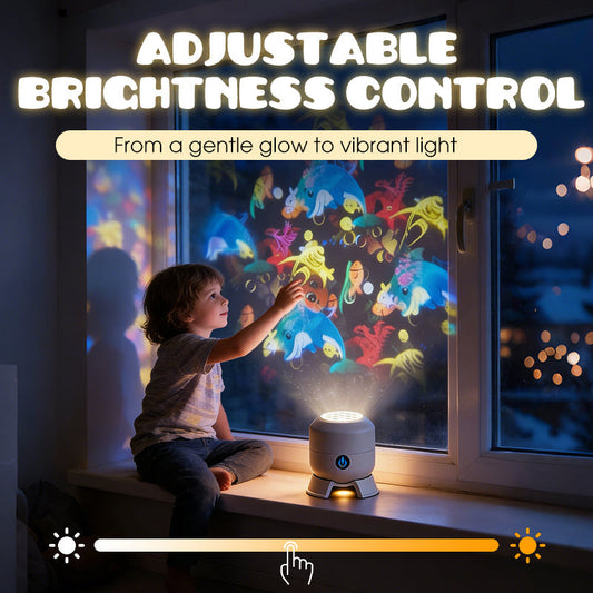 ✨ダイナミックに回転するLEDプロジェクターランプ