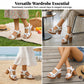 👡Дамски летни сандали с платформа и една каишка☀️