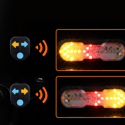🚲💡 Biztonságos Kerékpárlámpa Vezeték Nélküli