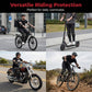 ✨ バイク用膝・肘プロテクターセット――ハードシェル、可動式関節、サイズ調整可能 🏍️