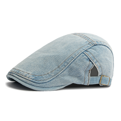 🔥 Nytt för 2026 | 💸 Unisex Newsboy-keps i denim