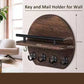 棚板とフック付き壁掛けキーホルダー