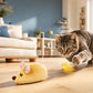 🐱✨ 動きに反応してきしむ音が出る、猫用ぬいぐるみ