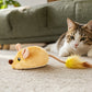 🐱✨ 動きに反応してきしむ音が出る、猫用ぬいぐるみ