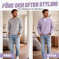 🎁En liten överraskning✅️Ett måste🔥|👕 Strukturerad waffeltröja för män