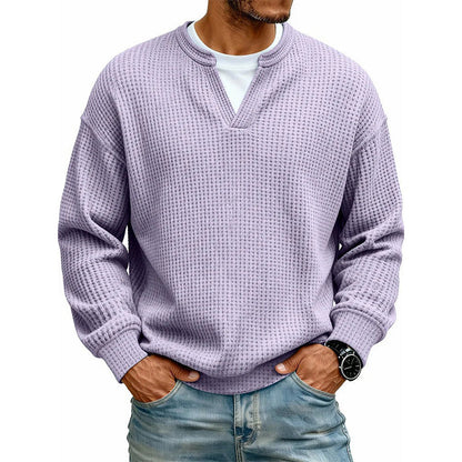 🎁En liten överraskning✅️Ett måste🔥|👕 Strukturerad waffeltröja för män
