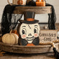 🎃✨レトロな木製ハロウィーンのテーブル装飾