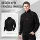 ✨ Avslappnad Elegans | Klassisk Herrtröja Med Kvartsdragkedja