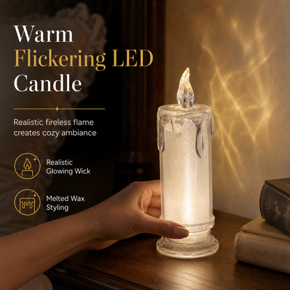 光るLED電子キャンドルナイトライト