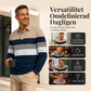 📢🎉50 % rabatt!!!🛍️✨Klassisk randig topp med färgblock i herrstorlekar