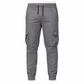 Fritidsbyxor i enfärgat workwear-stil