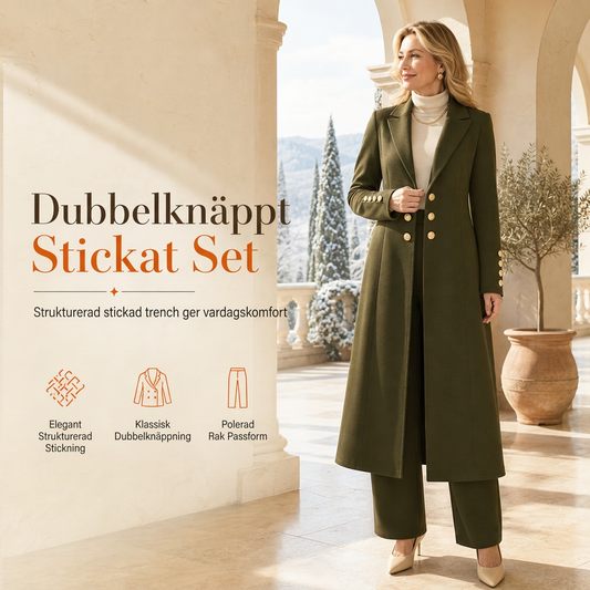 💰 Halva priset! 🍂 Kvinnlig elegant höst-outfit i två delar – retro långärmad kavaj och enkla byxor, stilren och bekväm för vardag och fest. ✨