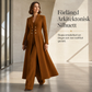💰 Halva priset! 🍂 Kvinnlig elegant höst-outfit i två delar – retro långärmad kavaj och enkla byxor, stilren och bekväm för vardag och fest. ✨
