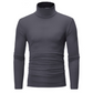Herrslimmad mock turtleneck-topp