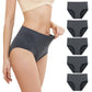 🌸50 % rabatt✨ 5-pack Bekväma damtrosor med hög midja – Formar magen och andas mjukt