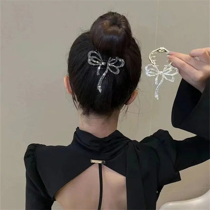 шнола за коса с лък