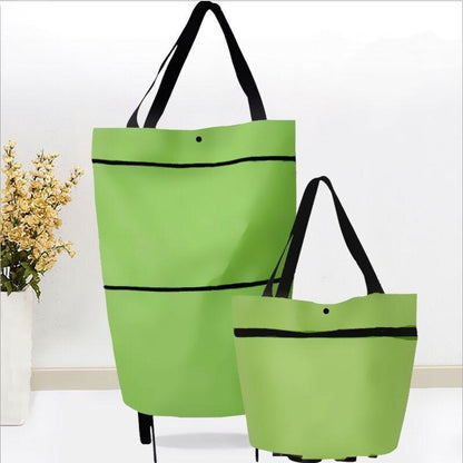 🔥2 в 1 сгъваема количка за пазаруване🥰🛒