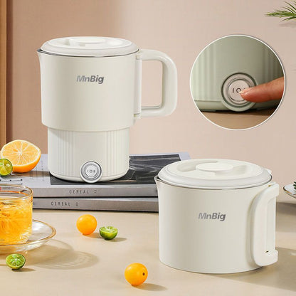 Многофункционална сгъваема електрическа кана от неръждаема стомана